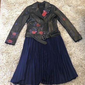 Mackage leather jacket for Aritzia. SIZE：XS